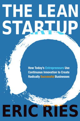 The Lean Startup book cover by Eric Ries